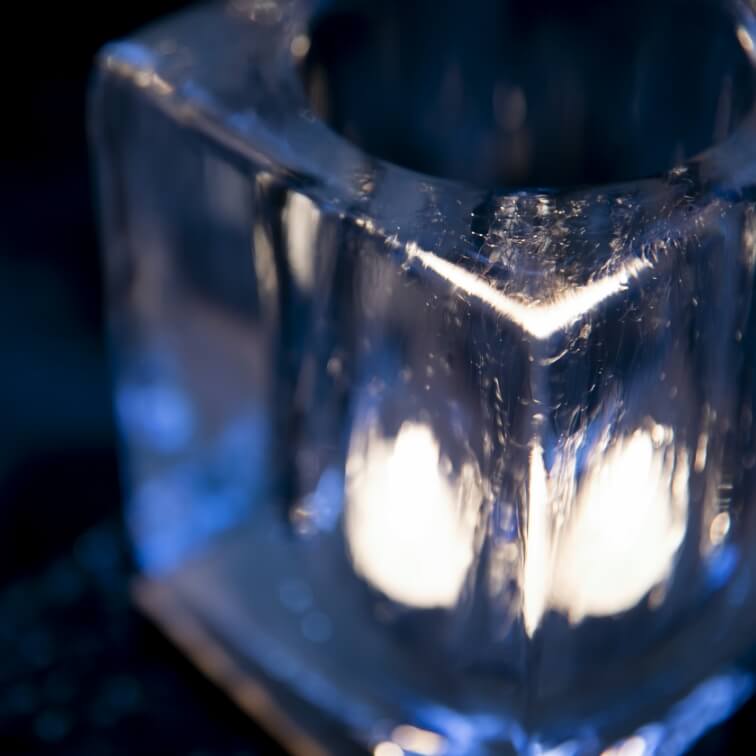 氷献灯 氷の中の蝋燭